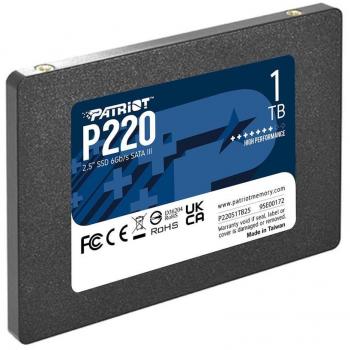 Patriot P220 1TB 2.5 SATA III Internal Solid State Drive (SSD)