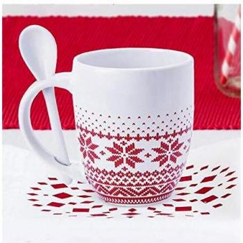 Taza con Cucharita (370 Mililitros) 145193.