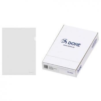Dohe 90591 - Caja Dossier uñero, A4, Cristal, 100 unidades