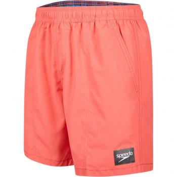 Speedo Trim Leisure - Bañador para Hombre, Hombre, Check Trim Leisure, Lava Red/Navy, Medium