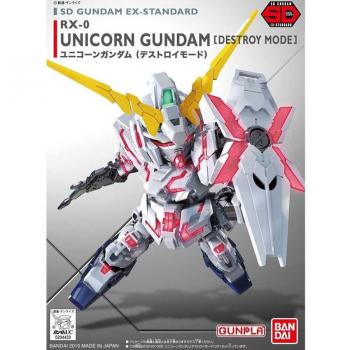 SD Ex-Standard Unicorn Gundam Destroy Mode Model Kit