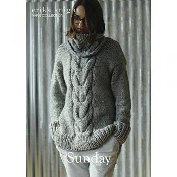 Erika Caballero, Domingo Jersey Maxi lana patrón para tejer Super Chunky