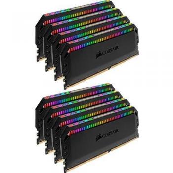 Corsair Dominator Platinum RGB Kit de Memoria 128 GB DDR4, 3800 MHz, 288pin DIMM, 8 x 16 GB, Negro