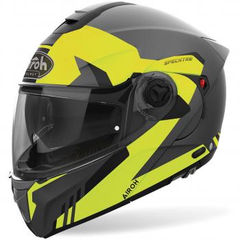 Airoh Casco Modular Specktre Clever Gris-Amarillo con diseño modular, colores gris y amarillo, talla XS