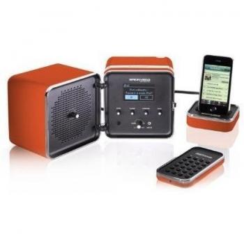 Brionvega TS525 - Radio con base de carga para iPod/iPhone