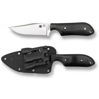 Spyderco FB15P Perrin Street Beat - Cuchillo deportivo, color negro