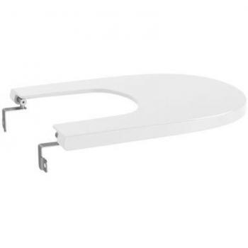 Tapa y Asiento para Bidé Roca Meridian Compacto, Supralit® Blanco con Caída Amortiguada