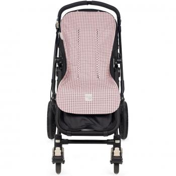 Colchoneta Walking Mum I Love Vichy Cuadro Rosa