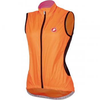 Castelli - Vest Velo, color naranja, talla L