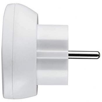Electraline 70059 Adaptador de Viaje USA a tus enchufes de Francia/Europa, blanco