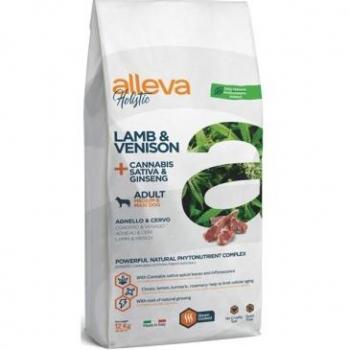 Alleva Holistic Adulto Cordero & Venado Medium Maxi - 12 Kg, Pienso para perros, tipo: alimento seco, formulación: cordero y venado, tamaño de croqueta: medium maxi, peso:
