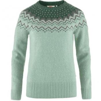 Fjällräven Övik Knit Sweater for Women - Misty Green, Size S