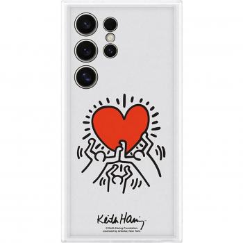 Samsung - Funda Flipsuit Keith Haring blanca para Galaxy S24 Ultra