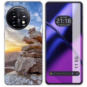 Funda de Silicona para OnePlus 11 5G con Diseño Sunset y Dibujos