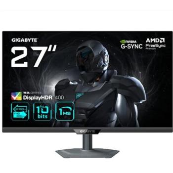 Monitor Gaming Gigabyte G27U 27 4K UHD IPS 160Hz/320Hz 1ms FreeSync HDR400