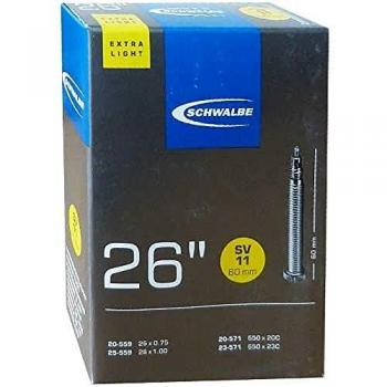 Schwalbe SV 11 extra leicht Fahrrad Schlauch 26´´, Ausführung:26x7/8-1.00´´ 20/25-559/571 SV60mm