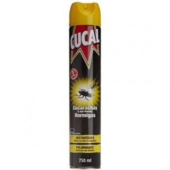 Cucal Insecticida Aerosol Instant contra Cucarachas, Hormigas y sus nidos 750ml, insecticida para insectos rastreros eficaz en 3 segundos