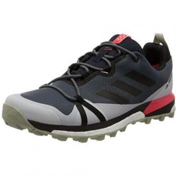 adidas Terrex Skychaser Lt GTX, Zapatillas para Carreras de montaña para Hombre, Legacy Blue/Core Black/Shock Red, 44 2/3 EU