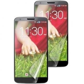 MCA MUSCP0430 - Mca-Muvit Set de dos Protectores Pantalla: 1 Mate - 1 Brillo Antihuellas LG G2