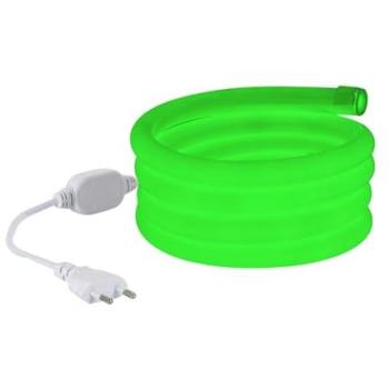 Tira LED Neón Regulable 220V Verde Circular 360 9W/m Corte 100cm IP67 a Medida 25m