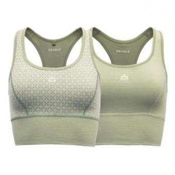 Sujetador Deportivo Devold Kvitegga Merino Verde S Mujer, material merino, diseño deportivo, alta transpirabilidad, comodidad y soporte