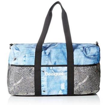 Desigual Life Bag Y, bolsa de medio lado para Mujer, Dorado
