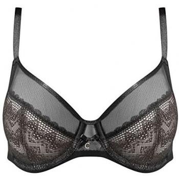 Chantelle Revele Moi 4-Part Underwire Bra - Black - Size 34C