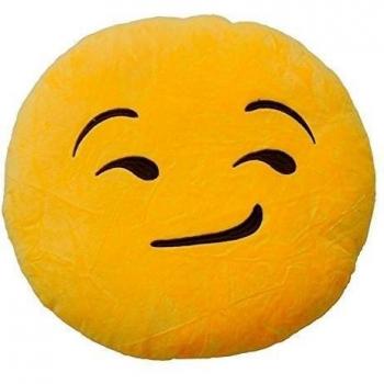 Emoticonworld Duda - Cojín emoticono, 32 cm