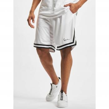 Bermuda Blanca Karl Kani Small con Malla de Firma