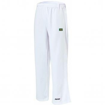 Pantalón de capoeira Kwon Blanco para Hombre, ligero, cómodo, con ajuste elástico en la cintura, fabricado en material transpirable y duradero, ideal para la práctica de capoeira