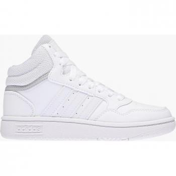 Adidas Hoops Mid 3.0 Kids Sneakers - White - Size 37.5