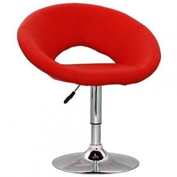 Taburetes de Bar Diseño Rojo Cuero Asiento de Bar