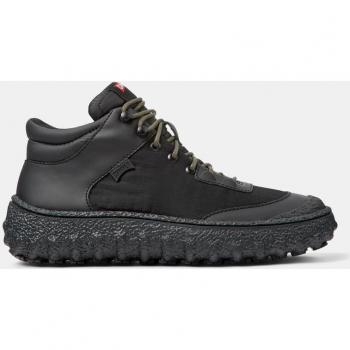 CAMPER Ground Men's Ankle Boots in Black - Size 41 (EU) / Size 8 (US) - Cotton Fabric/Smooth Leather
