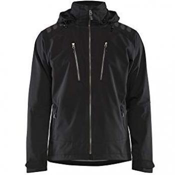Chaqueta Softshell Ligera con Capucha Desmontable y Repelente al Agua - 4749 Blaklader
