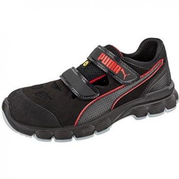 Zapatillas de Seguridad Puma Aviat Low S1P ESD SRC Talla 41 Negro/Rojo