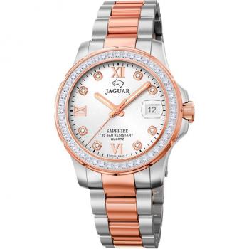 Reloj Jaguar Woman Collection J894/1 para Mujer, Caja de Acero Inoxidable 316L Plateado Multicolor