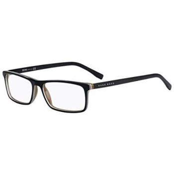 Hugo Boss - BOSS 0765, Geométrico, acetato, hombre, BLACK