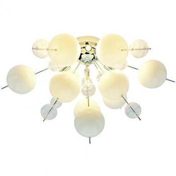 Plafón Explosion Blanco/Cromo G9 6 Luces 57x38x57 cm
