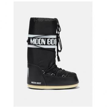 Moon Boot Icon Nylon Black Women's Winter Boots Size 35-38