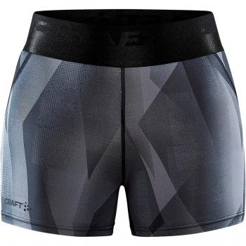 Pantalón corto Craft Core Essence mujer negro gris L