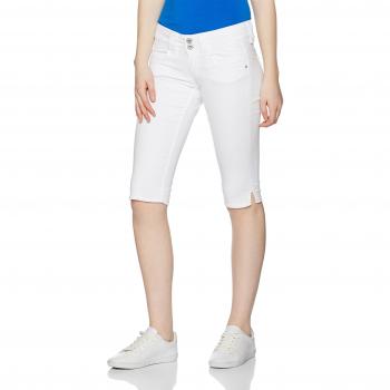Pepe Jeans Venus Crop, Pantalones Cortos para Mujer, Blanco
