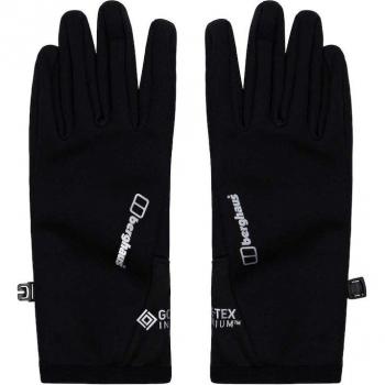 Guantes de montaña unisex Berghaus Hillmaster Infinium con características de impermeabilidad, transpirabilidad, aislamiento térmico y diseño ergonómico en color negro tamaño S-M