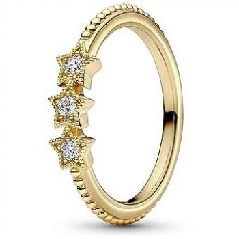 Anillo Pandora Shine Estrellas Celestiales 162333C01-54 Recubrimiento en Oro de 14K para Mujer