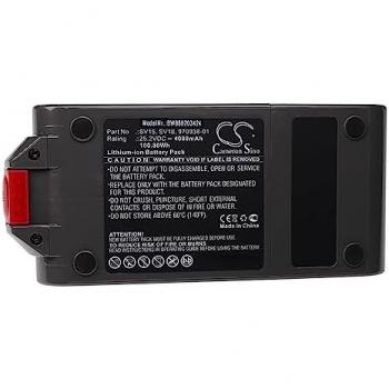Batería Recargable Li-Ion 4000 mAh Compatible con Dyson V11 2020, Absolute+ y Absolute Extra (25,2V)