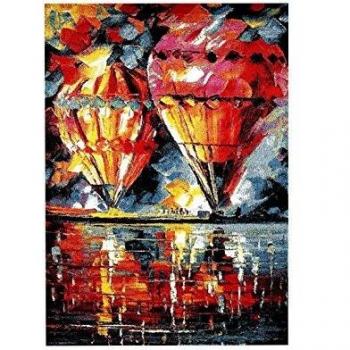 Homemania Alfombra Modern H Multicolor 80 x 150 cm