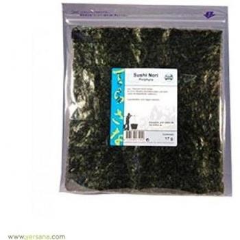 Alga Nori Terrasana para Sushi, 7 Hojas, 17gr - Producto Orgánico de Japón