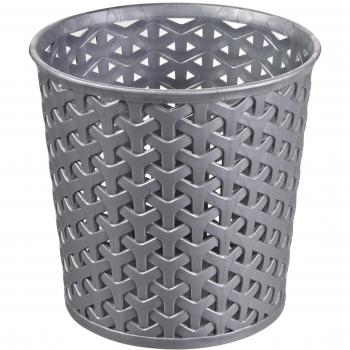 CURVER Papelera 00716-087-00 cesto Multiusos My Style - S, 0,5 L, Plata
