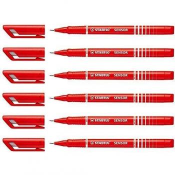 Stabilo 942452 - Rotulador, color rojo