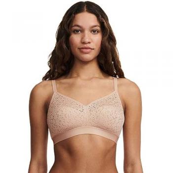 Chantelle Women's Norah Wirefree Support Bra - Beige/Nude Blush - Size 40E/40F