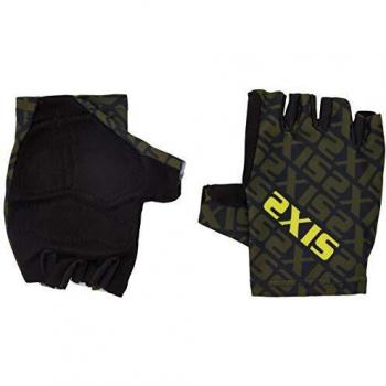 SIX2 Yellow-S - Guantes de Verano para Ciclismo, Unisex, Talla S